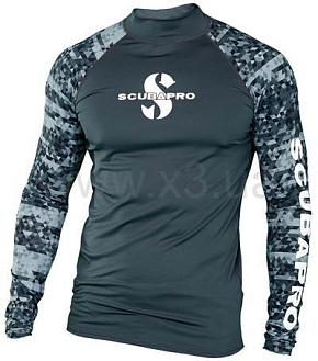 SCUBAPRO Футболка с длинным рукавом мужская Graphite (UTF-50)