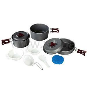 TRAMP Набор посуды из анодированного алюминия на 2-3 персоны