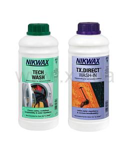 NIKWAX Twin Pack (Tech Wash 1L + TX Direct 1L) 