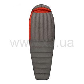 SEA TO SUMMIT Flame FmII Women's Long 2019 Dark Grey/Paprika, Right Zip