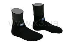 SIGMASUB Носки анатомические с обтюрацией (Нейлон/открытая пора) 9 мм