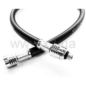 APEKS Шланг для регулятора среднего давления RUBBER 3/8" 2,10 м черный