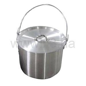 TRAMP Котел алюминиевый с крышкой 13 л