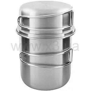 TATONKA Handle Mug 600 Set набор кружек Silver
