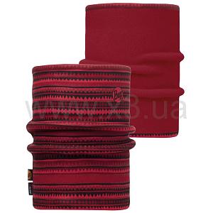BUFF REVERSIBLE POLAR NECKWARMER picus red/red