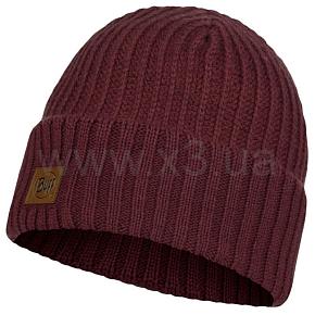BUFF KNITTED HAT RUTGER maroon