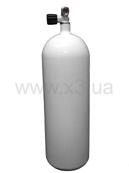 BTS Стальной баллон 7 л, 230 Bar, моно вентиль