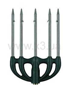 DEVOTO SUB Five lights stainless steel prong - heavy