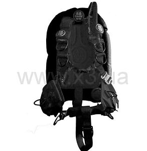 OMS Комплект Comfort Harness III Performance Mono 32 со стальной спинкой, черное крыло (~14.5 kg)(черный