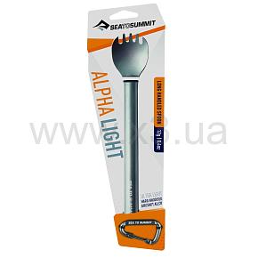 SEA TO SUMMIT Alpha Light Long Handled Spork ложка-вилка удлиненная (Grey Anodised)