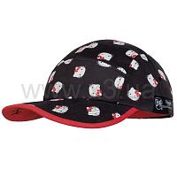 BUFF HELLO KITTY 5 PANELS CAP poses black