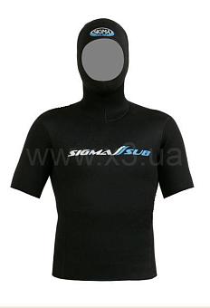 SIGMASUB Майка с рукавами и шлемом (Нейлон/нейлон) 3 мм