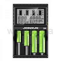 BS DIVER Зарядное устройство Joinrun S4 для литий-ионных и др. аккумуляторов 4 слота