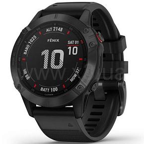 GARMIN fēnix 6 Black with Black Band