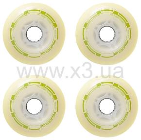 POWERSLIDE Набор колес Fothon Envy, green LED, 4-Pack 76 2016