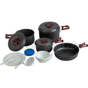 TRAMP Набор посуды из анодированного алюминия на 4-5 персон