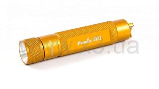 FENIX E01 желтый (10 лм, 1хААА)