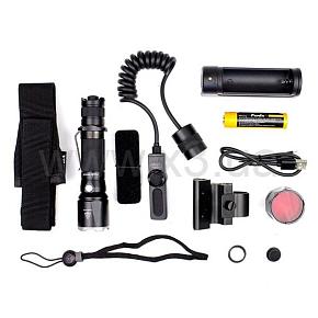 FENIX Тактический набор TK15UE2016bk+AFH-01+AER-02+MX01+ARB-L18-3400+ARE-X1+AOF-M red