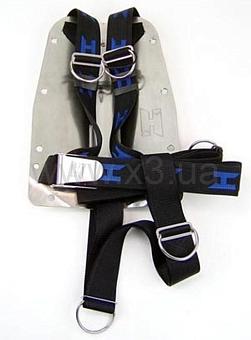 HALCYON Спинка с подвеской Harness с алюминиевыми D-кольцами, карбон