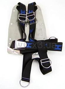 HALCYON Спинка с подвеской Harness с алюминиевыми D-кольцами, карбон