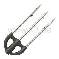 SALVIMAR Насадка трёхзубая нержавеющая, 2 флажка на нейлоне