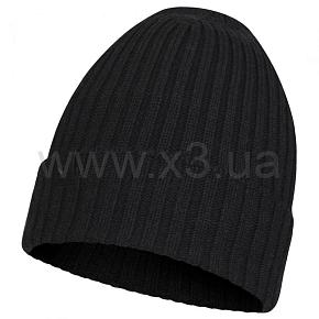 BUFF MERINO WOOL KNITTED HAT NORVAL graphite