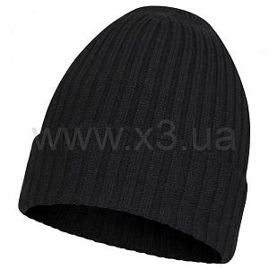BUFF MERINO WOOL KNITTED HAT NORVAL graphite