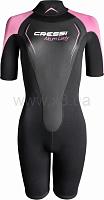 CRESSI SUB ALTUM LADY 3MM SHORTY WETSUIT BLACK/PINK