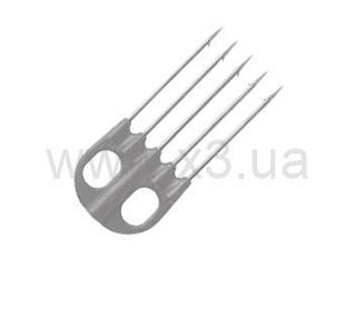 SALVIMAR Насадка пятизубая "Mustad", нержавеющая на нейлоне