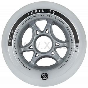 POWERSLIDE Колесо 100mm/87a Wheels with black AluCore, Pcs. 17