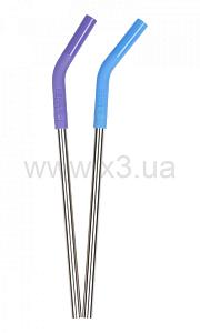 KLEAN KANTEEN  Набор стальных трубочек Straw 8 мм 2-Pack Multi Colored (2 шт.)