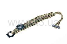 TRAMP Браслет выживания (кресало/огниво, 2м паракорда) камуфляж