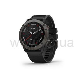 GARMIN fēnix 6X - Carbon Gray DLC with Black Band