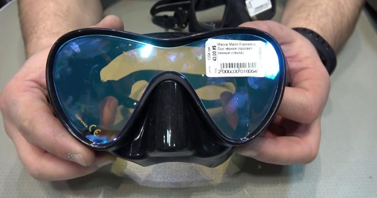 Новые маски для подводной охоты Marlin Frameless Duo